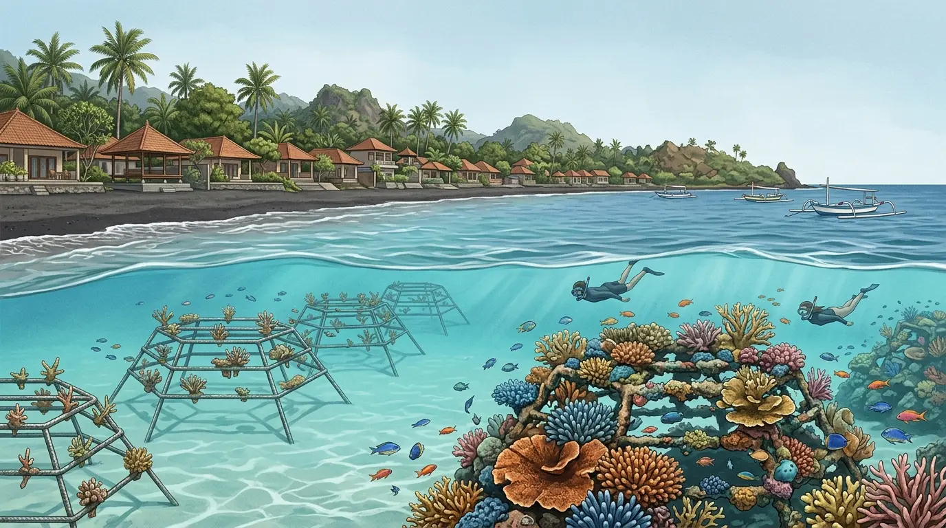Pemuteran, Bali: The Quiet Village Behind the World's Largest Artificial Reef