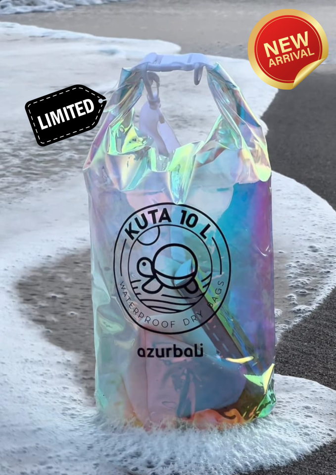 CYLINDER DRY BAG 10L (Z10L) Rainbow Hologram